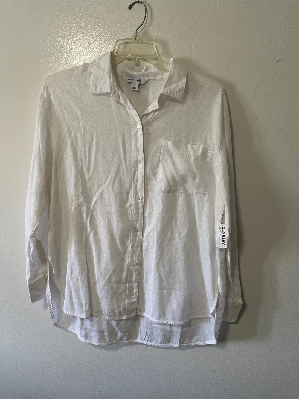 Old Navy the boyfriend Long-Sleeve Button-Down Shirt